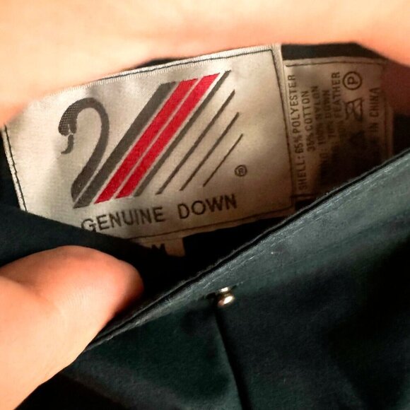 Vintage Genuine Down Brand Reversible Down Filled Vest M - Picture 7 of 7